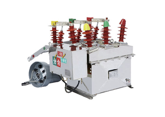 12kV 야외 진공 회로 차단기 스테인리스 스틸 3극제 야외 강력한 진공 회로 차단기 은색