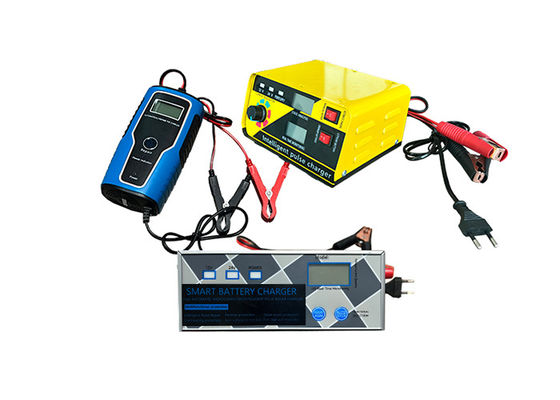 6A 12A 12V 납산 모터 배터리 충전기 LED 디스플레이 50Hz 자동 전원 어댑터